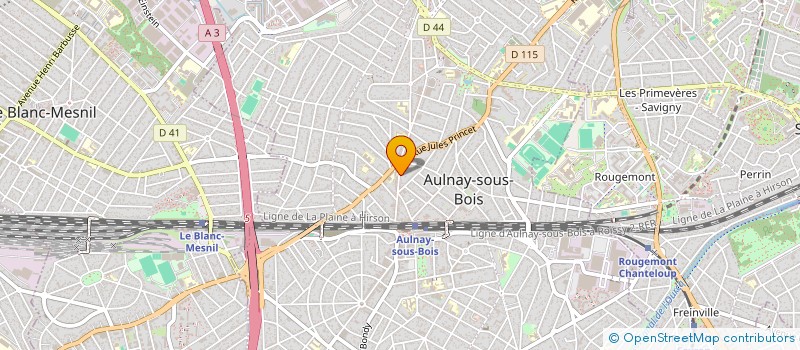 localisation de l'entreprise MONSIEUR ALBERT BENLALOU à AULNAY-SOUS-BOIS
