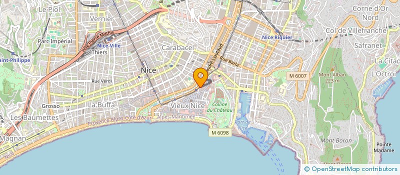 localisation de l'entreprise MONSIEUR ALBERT BENSAID à NICE