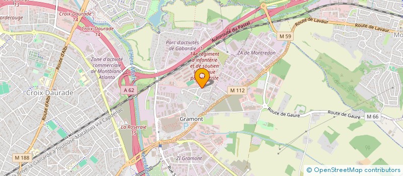 localisation de l'entreprise MONSIEUR ALBERT BENSOUSSAN  TOULOUSE