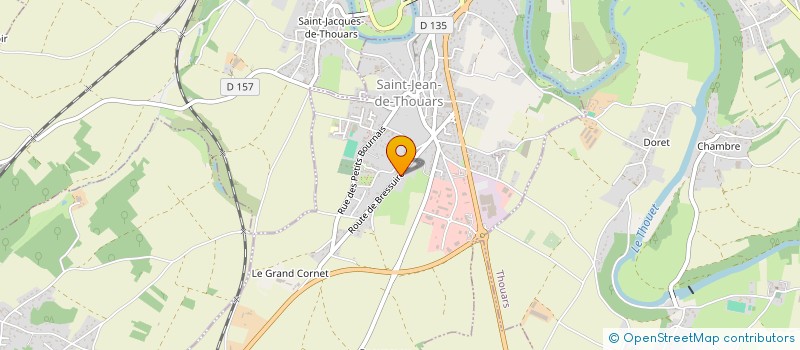 localisation de l'entreprise MONSIEUR ALBERT BERTHELOT  SAINT-JEAN-DE-THOUARS