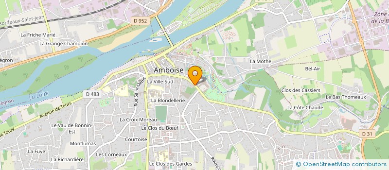 localisation de l'entreprise MONSIEUR ALBERT BERTON  AMBOISE