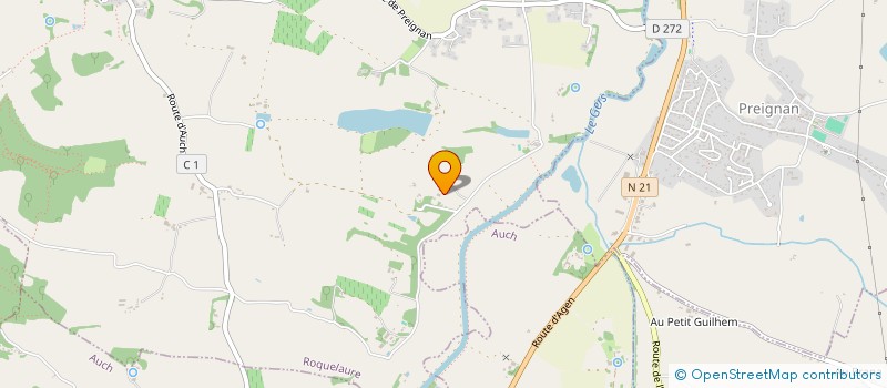 localisation de l'entreprise MONSIEUR ALBERT BESSAGNET  ROQUELAURE