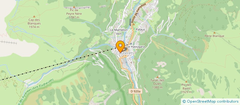 localisation de l'entreprise MONSIEUR ALBERT BISCAY  CAUTERETS