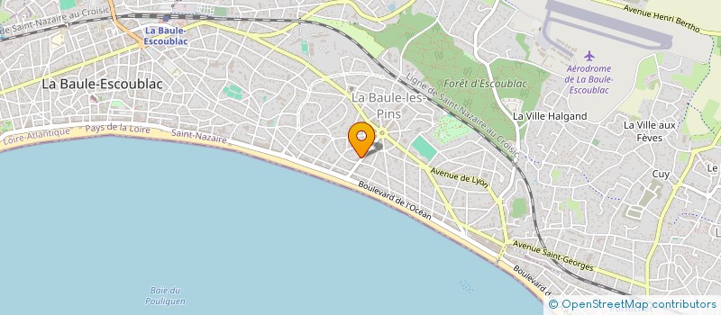 localisation de l'entreprise MONSIEUR ALBERT BISMUTH  LA BAULE-ESCOUBLAC
