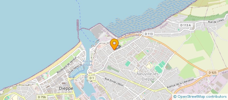 localisation de l'entreprise MONSIEUR ALBERT BIZET  DIEPPE