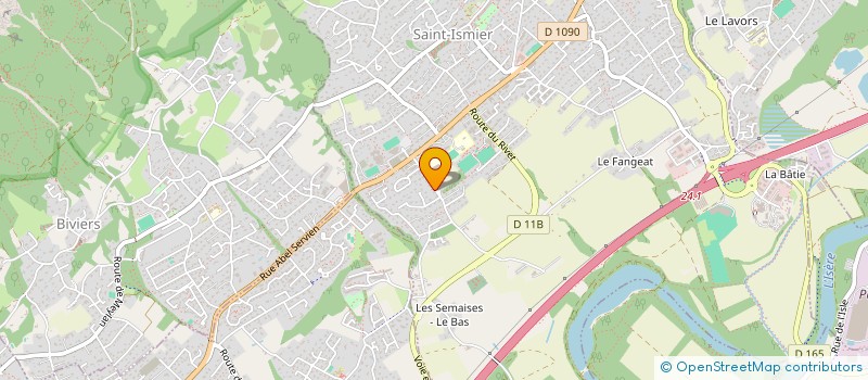 localisation de l'entreprise MONSIEUR ALBERT BLANC à SAINT-ISMIER
