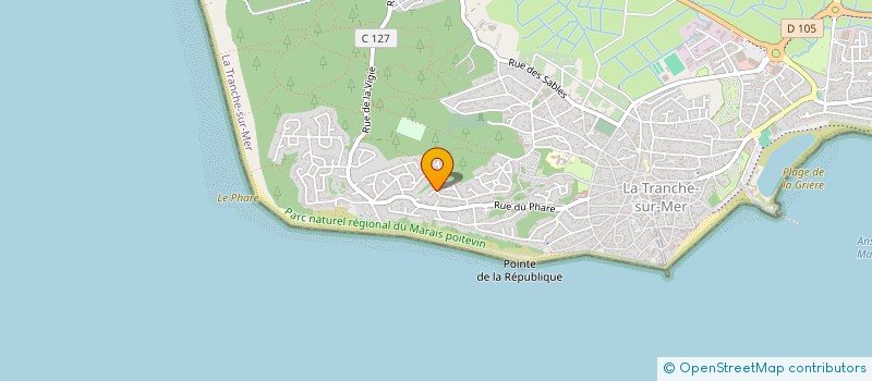 localisation de l'entreprise MONSIEUR ALBERT BLANCHET à LA TRANCHE-SUR-MER