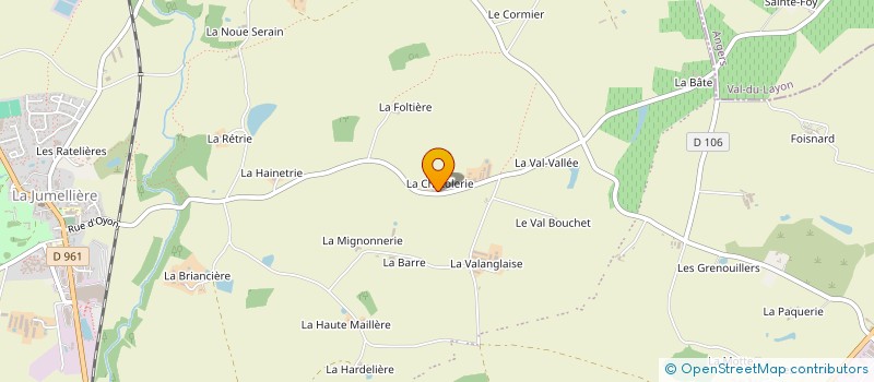 localisation de l'entreprise MONSIEUR ALBERT BLOUIN  CHEMILLE-EN-ANJOU