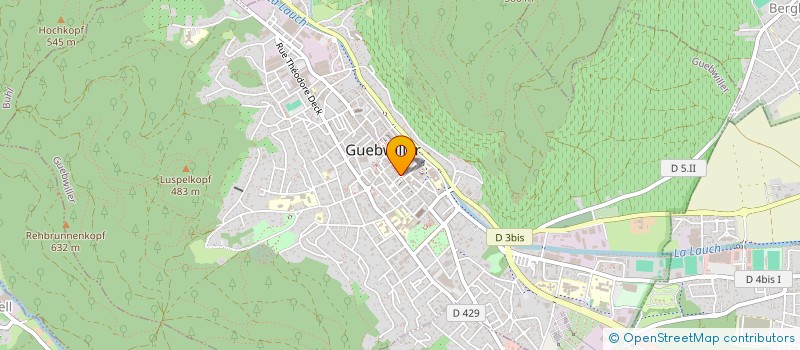 localisation de l'entreprise MONSIEUR ALBERT BLUMSTEIN  GUEBWILLER