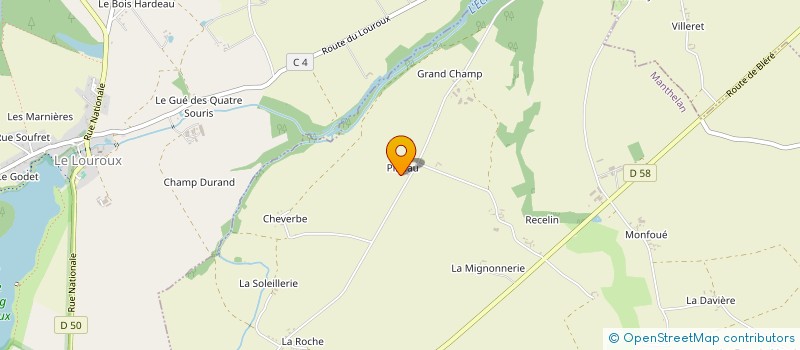 localisation de l'entreprise MONSIEUR ALBERT BOBINEAU à MANTHELAN