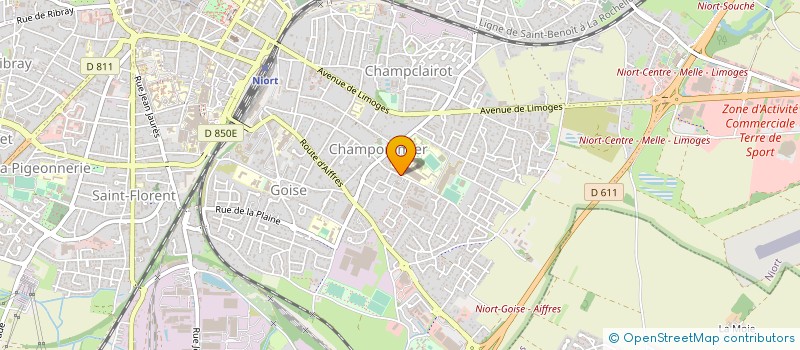 localisation de l'entreprise MONSIEUR ALBERT BOCHER à NIORT