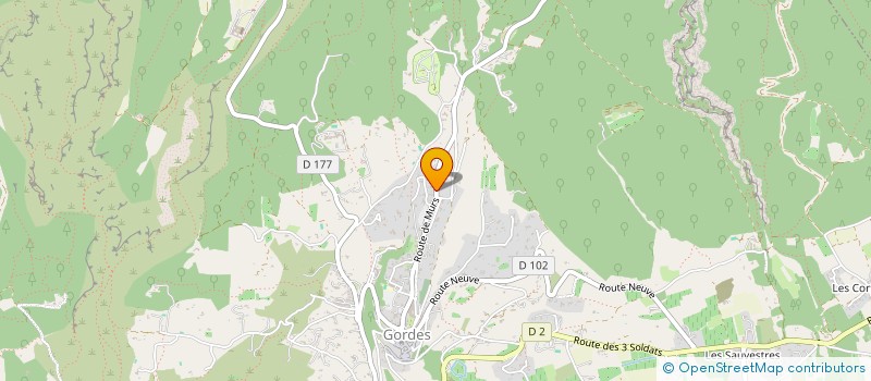 localisation de l'entreprise MONSIEUR ALBERT BONIFACE  GORDES