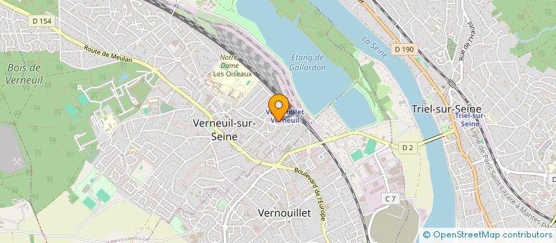 localisation de l'entreprise MONSIEUR ALBERT BONIN à VERNEUIL-SUR-SEINE