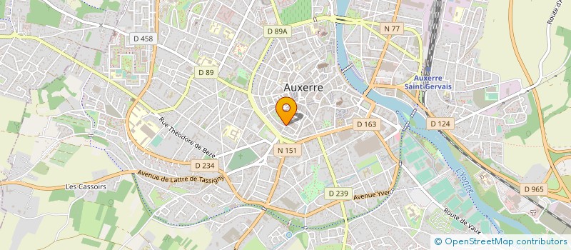 localisation de l'entreprise MONSIEUR ALBERT BONIN à AUXERRE