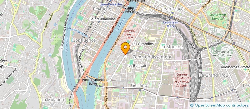 localisation de l'entreprise MONSIEUR ALBERT BONNEFOUS  LYON