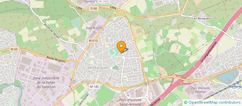 localisation de l'entreprise MONSIEUR ALBERT BONNISSEL à VENDARGUES