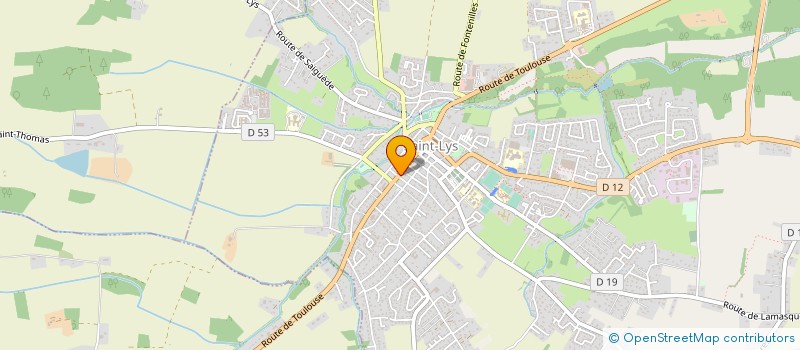 localisation de l'entreprise MONSIEUR ALBERT BONZOM  SAINT-LYS