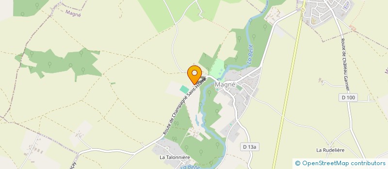 localisation de l'entreprise MONSIEUR ALBERT BOUCHET  MAGNE