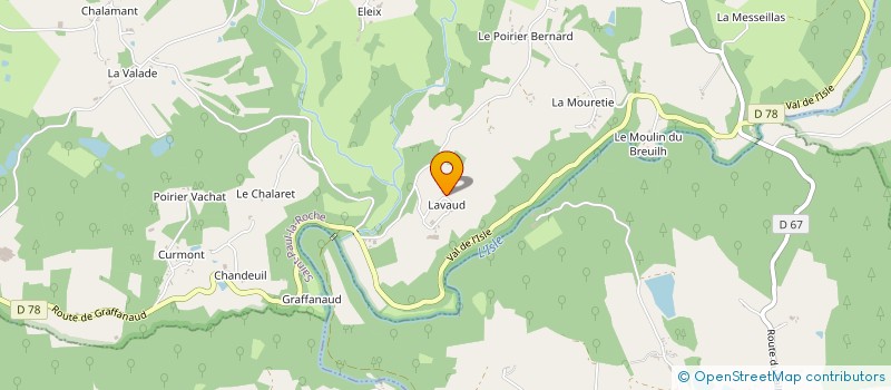 localisation de l'entreprise MONSIEUR ALBERT BOURDINAUD  EYZERAC