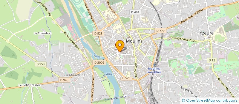 localisation de l'entreprise MONSIEUR ALBERT BOUTET à MOULINS