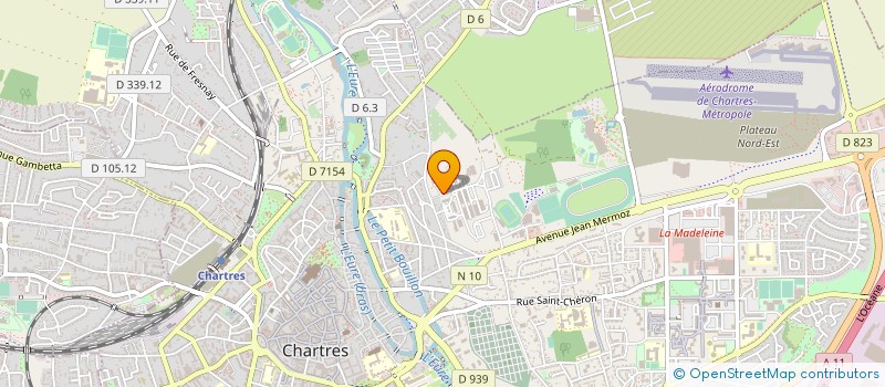 localisation de l'entreprise MONSIEUR ALBERT BOUTHORS à CHARTRES