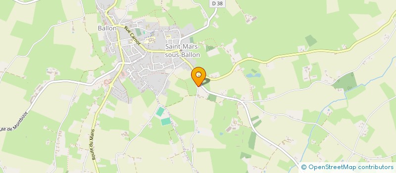 localisation de l'entreprise MONSIEUR ALBERT BOUTTIER  BALLON-SAINT MARS