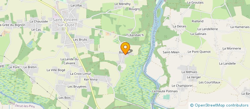 localisation de l'entreprise MONSIEUR ALBERT BRANDJONC à SAINT-VINCENT-SUR-OUST