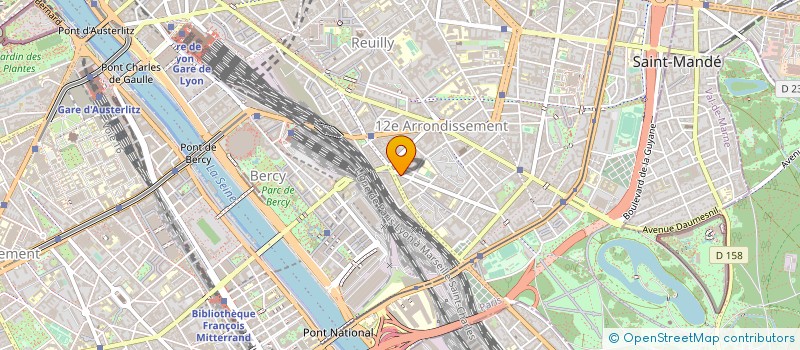 localisation de l'entreprise MONSIEUR ALBERT BRAVINI  PARIS