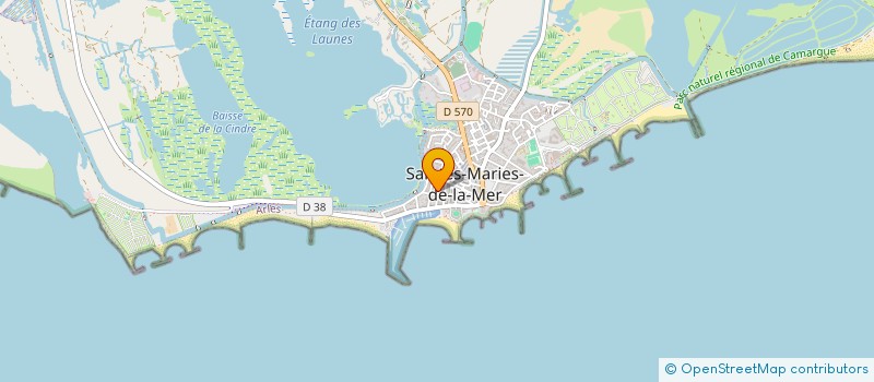 localisation de l'entreprise MONSIEUR ALBERT BROCHE  SAINTES-MARIES-DE-LA-MER