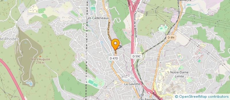 localisation de l'entreprise MONSIEUR ALBERT CAMALEONTE à LES PENNES-MIRABEAU