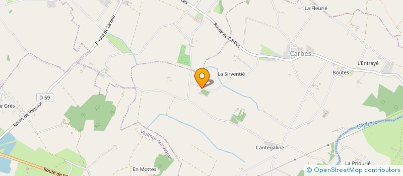 localisation de l'entreprise MONSIEUR ALBERT CARRIERE  CUQ