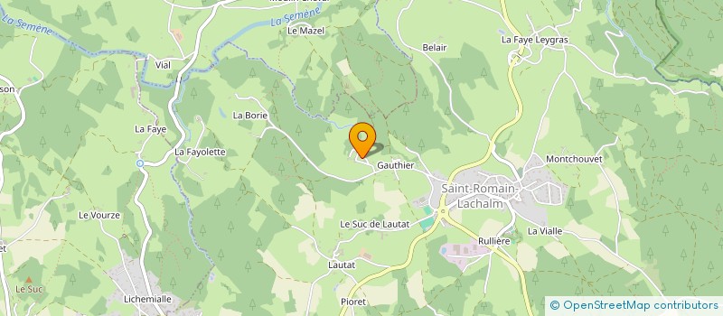 localisation de l'entreprise MONSIEUR ALBERT CARROT à SAINT-ROMAIN-LACHALM
