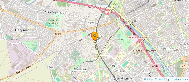 localisation de l'entreprise MONSIEUR ALBERT CATTAN à REIMS