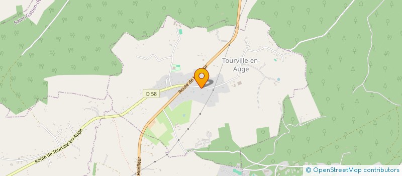 localisation de l'entreprise MONSIEUR ALBERT CAYRON à TOURVILLE-EN-AUGE