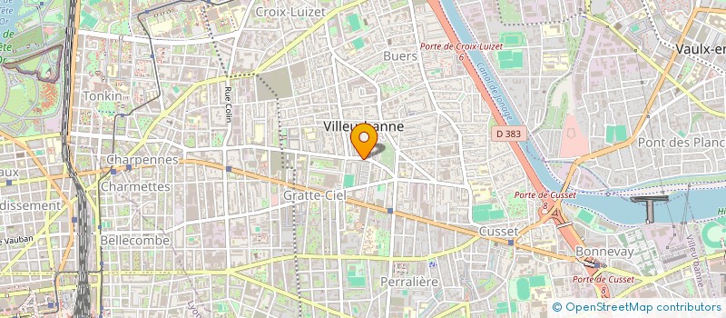 localisation de l'entreprise MONSIEUR ALBERT CERETTI à VILLEURBANNE