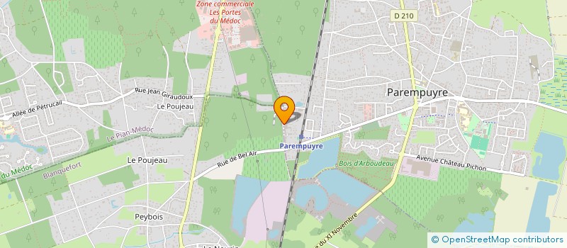 localisation de l'entreprise MONSIEUR ALBERT CERNISENCO  PAREMPUYRE