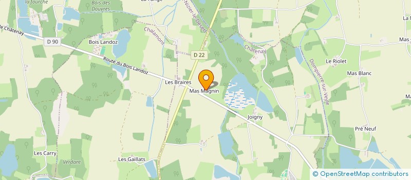 localisation de l'entreprise MONSIEUR ALBERT CHANLOY  CHATENAY