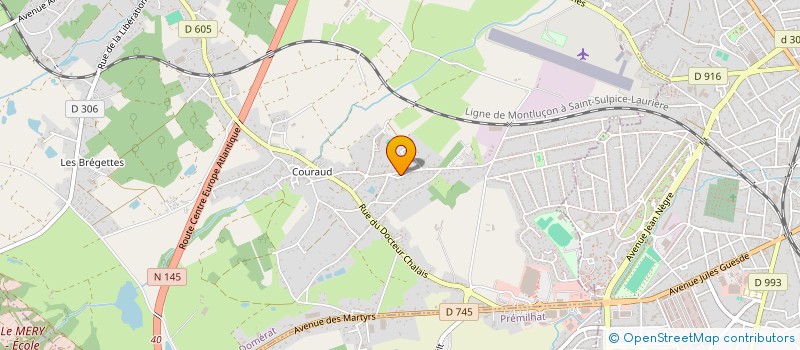 localisation de l'entreprise MONSIEUR ALBERT CHAUMONT à DOMERAT
