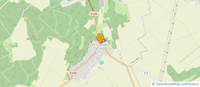 localisation de l'entreprise MONSIEUR ALBERT CHICHEPORTICHE à LES GRANGES-LE-ROI