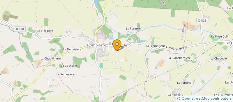 localisation de l'entreprise MONSIEUR ALBERT CHOCHON à DOMFRONT-EN-POIRAIE