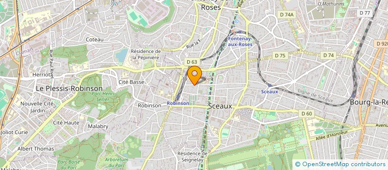 localisation de l'entreprise MONSIEUR ALBERT CLAUSS à SCEAUX