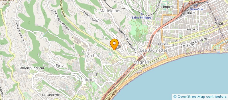 localisation de l'entreprise MONSIEUR ALBERT CLERISSI  NICE