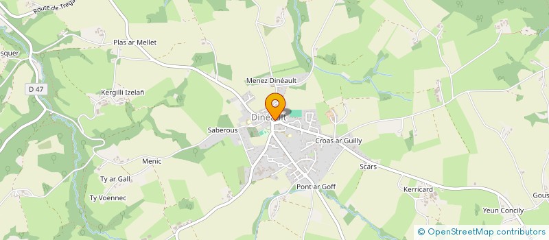 localisation de l'entreprise MONSIEUR ALBERT COATMEUR  DINEAULT