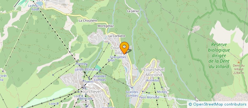 localisation de l'entreprise MONSIEUR ALBERT CONTAMINE à COURCHEVEL