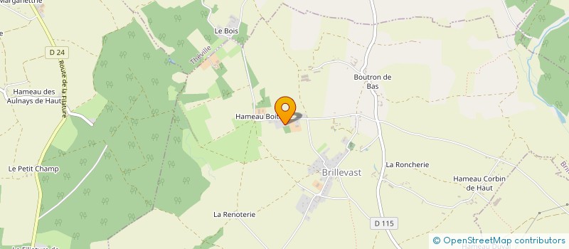 localisation de l'entreprise MONSIEUR ALBERT CORONNE à BRILLEVAST