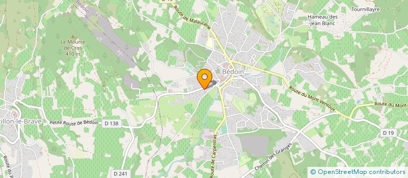 localisation de l'entreprise MONSIEUR ALBERT COSTE  BEDOIN