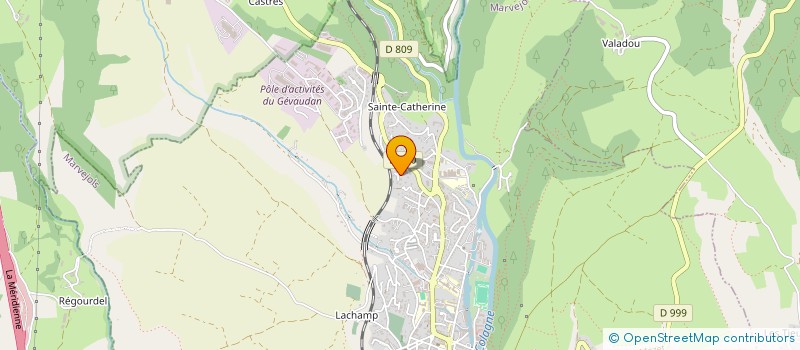 localisation de l'entreprise MONSIEUR ALBERT COSTEROSTE  MARVEJOLS