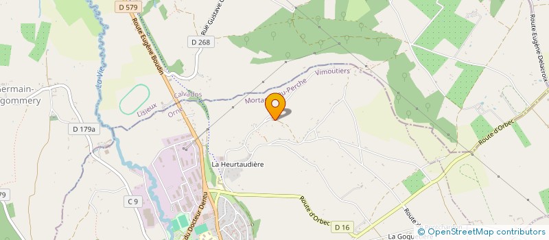 localisation de l'entreprise MONSIEUR ALBERT COURTONNE à VIMOUTIERS