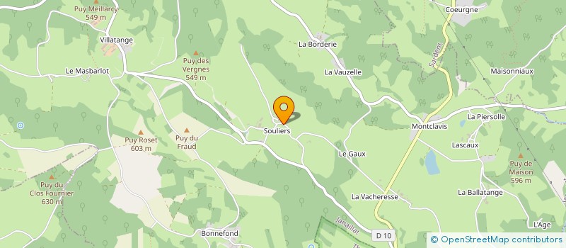 localisation de l'entreprise MONSIEUR ALBERT COUT à JANAILLAT