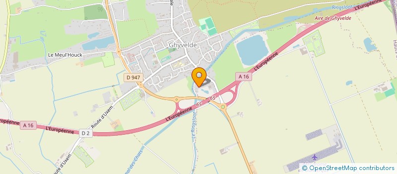 localisation de l'entreprise MONSIEUR ALBERT D HEEGER  GHYVELDE